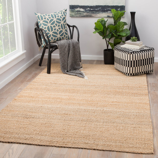 Highland Dunes Handmade Jute/Sisal Area Rug in Beige Wayfair
